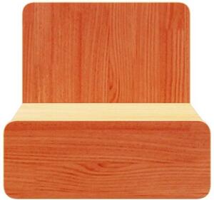 Stolik nocny woskowy brÄ z 44 x 32,5 x 40 cm lite drewno sosnowe