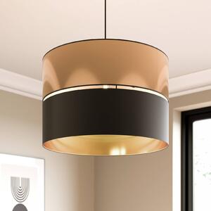 TK Lighting Żyrandol Hilton, czarny/złoty, 1-punktowy