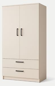 Szafa Tivio z szufladami 90 cm | kaszmir