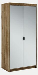 Szafa z lustrem 90 cm Essa 2D – dąb lefkas