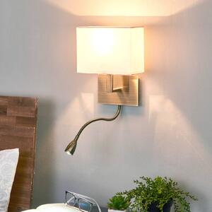 Searchlight Kinkiet LED 6519, brązowy / mosiężny, salon / jadalnia, metal, nowoczesny