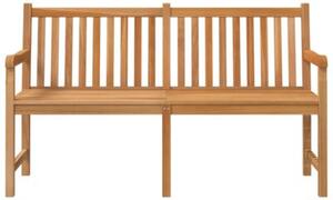Ławka ogrodowa, 150 cm, lite drewno tekowe