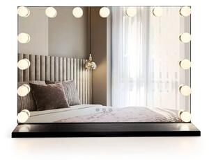Lustro REA Hollywood 58x45 LED Czarny