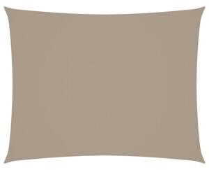 Prostokątny żagiel ogrodowy, tkanina oxford, 3x4,5 m, taupe