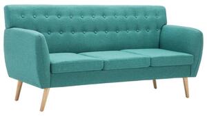 Sofa 3-osobowa tapicerowana tkaninÄ , 172x70x82 cm, zielona