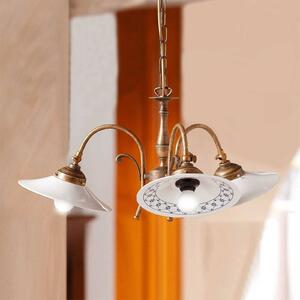 Ceramiche 3 punktowa lampa wisząca ORLO