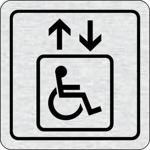Tabliczka na drzwi -Winda dla niepełnosprawnych