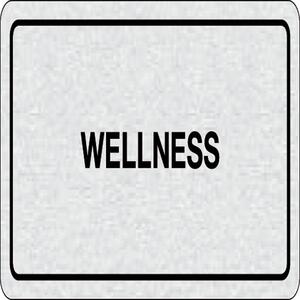 Tabliczka na drzwi -Wellness