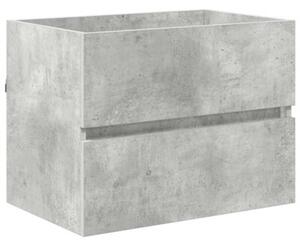 Zestaw mebli łazienkowych betonowy szary 60 x 38,3 x 45 cm