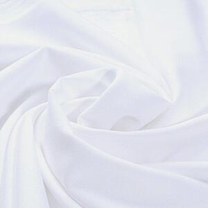 Goldea tkanina dekoracyjna jednokolorowa rongo - biała - szer. 150cm 150 cm