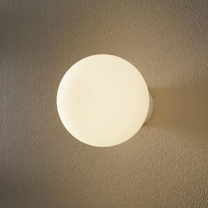 Fabbian Kinkiet designerski Lumi Sfera, możliwość ściemniania, biały / opal, salon / jadalnia, szkło, design