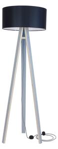 Lampa stojąca Wanda szara, czarny
