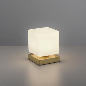 Mosiężna lampa stołowa z ściemnianą dotykiem diodą LED - Jano Oswietlenie wewnetrzne