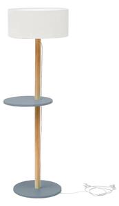 Lampa stojąca Ufo szara, biały