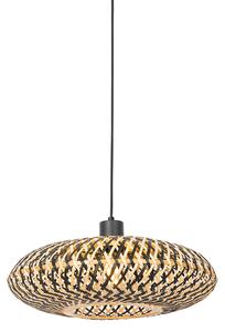 Orientalna lampa wisząca czarny bambus 40 cm - Ostrava Oswietlenie wewnetrzne