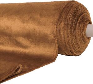 Goldea sztuczne futro o krótkim włosiu na metry - ilja 897 brązowy - szer. 150cm 150 cm