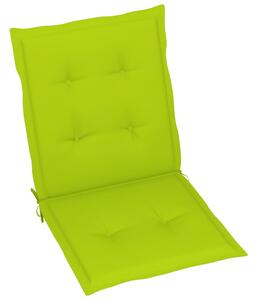 Poduszki na krzesła ogrodowe, 2 szt., jasnozielone, 100x50x3 cm
