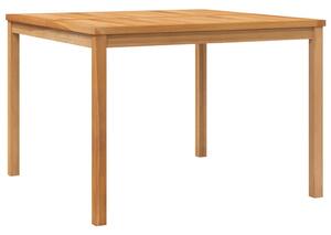 Stół ogrodowy, 110x110x77 cm, lite drewno tekowe