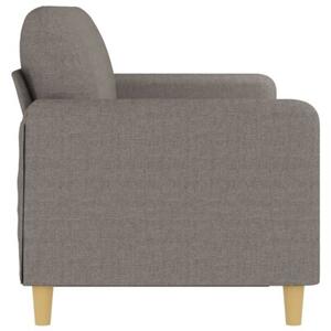 Sofa 3-osobowa, kolor taupe, 180 cm, tapicerowana tkaninÄ
