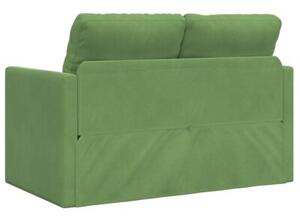 Sofa bed jasnozielony 204 x 122 x 60 cm aksamit