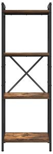 Półka na książki dąb wędzony 40 x 30 x 119 cm