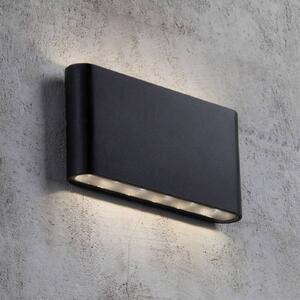Nordlux Kinkiet zewnętrzny LED Kinver, czarny, metal, nowoczesny