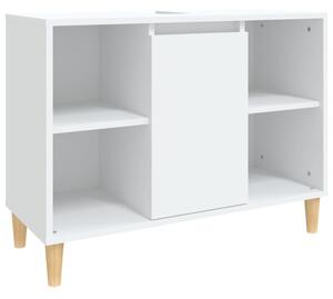 Szafka pod umywalkę, biała, 80x33x60 cm