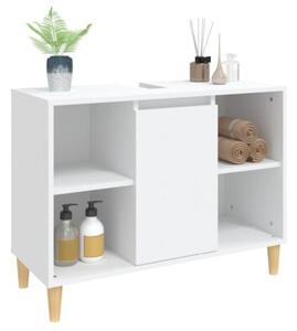Szafka pod umywalkę, biała, 80x33x60 cm