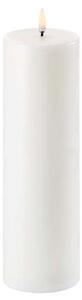 Uyuni Lighting - Świeca Filarowa LED 7,8x25 cm Nordic White