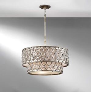Elstead Feiss FE-LUCIA-P-E-2TR - Żyrandol na drążku LUCIA 6xE27/60W/230V ED0547
