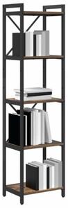 Półka na książki dąb wędzony 40 x 30 x 155 cm