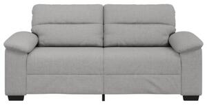 Sofa 2-osobowa, szara chmurowy, 180x81x84 cm, tkaninÄ