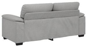 Sofa 2-osobowa, szara chmurowy, 180x81x84 cm, tkaninÄ