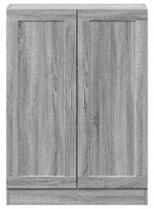 Szafka na książki, szary dąb sonoma, 82,5x30,5x115 cm