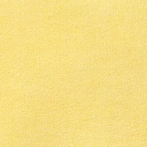 Goldea tkanina frotte velur dwustronna żółta - szer. 150cm 150 cm