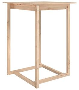 Stolik barowy, 80x80x110 cm, lite drewno sosnowe