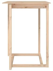 Stolik barowy, 80x80x110 cm, lite drewno sosnowe
