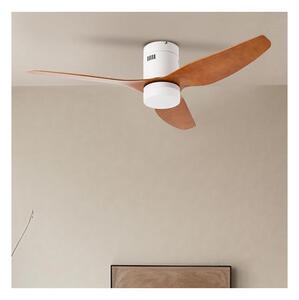 ZEVENTI ZEVENTI - LED wentylator sufitowy PADUA LED/18W/230V Wi-Fi Tuya biały/brąz + DO ZV0033