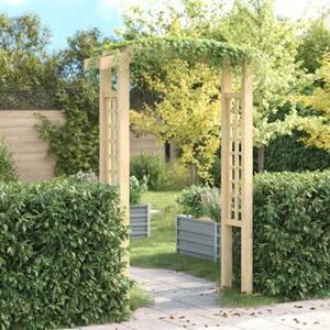 Pergola w kształcie łuku, 150 x 60 x 210 cm, drewno