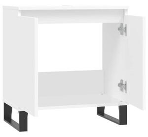 Szafka łazienkowa, biała, 58x33x60 cm, materiał drewnopochodny