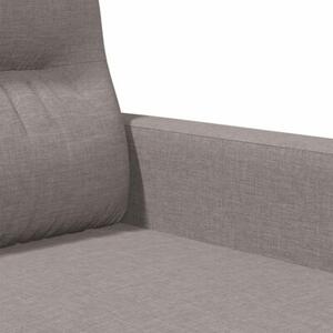 Sofa 3-osobowa, kolor taupe, 180 cm, tapicerowana tkaninÄ