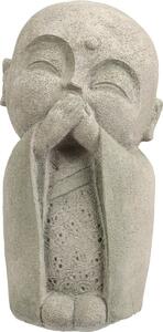 Dekoracja ogrodowa Buddha nie mówi, 14,5 x 27 x 13 cm, polyresin