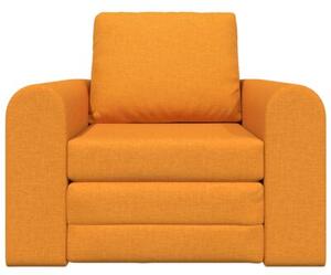 Sofa bed ciemny Å»Ã³Åty 98 x 71 x 83 cm tkanina
