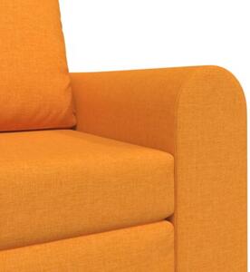 Sofa bed ciemny Å»Ã³Åty 98 x 71 x 83 cm tkanina