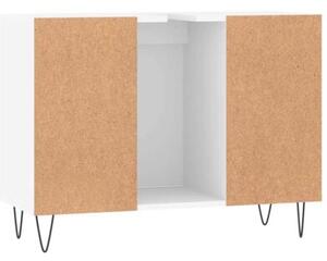 Szafka łazienkowa, biała, 80x33x60 cm, materiał drewnopochodny