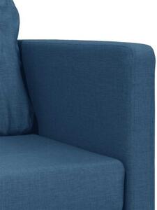 Sofa podÅogowa 2-w-1, niebieska, 112x174x55 cm, tkanina