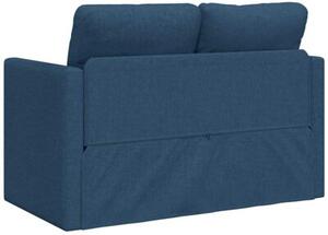 Sofa podÅogowa 2-w-1, niebieska, 112x174x55 cm, tkanina