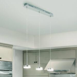 Fabas Luce Lampa wisząca LED Dunk, aluminium, 3-punktowa, 3000 K, metalowa