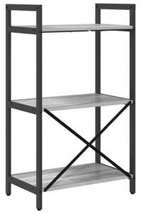 Półka na książki szary sonoma 56 x 34 x 96 cm
