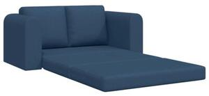 Sofa bed niebieski 148 x 71 x 83 cm tkanina